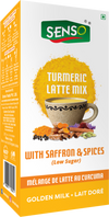 Turmeric & Saffron Latte. Tea Premix. Ready to Drink Latte
