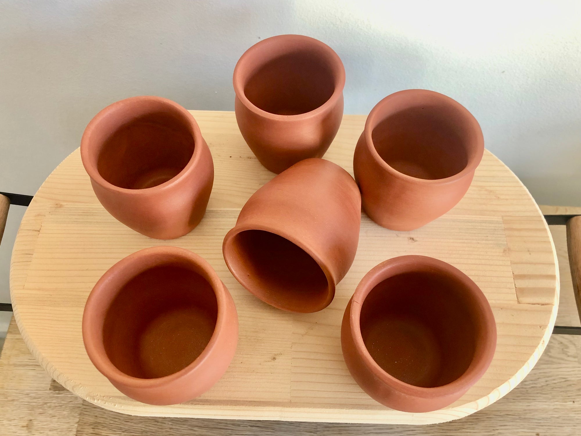 Handmade Terracotta Mugs. Reusable Clay Mugs used for drinking Chai Te -  IndianOceanImports