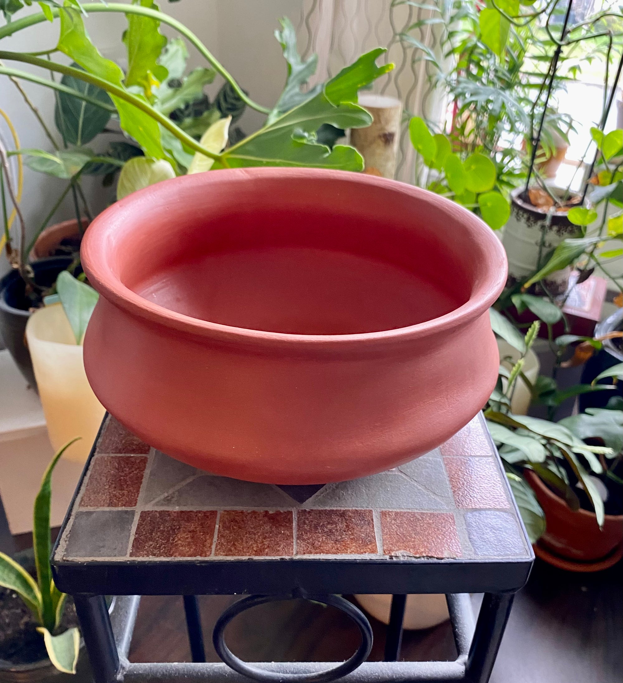 unglazed plant pots Unglazed Handmade Clay Cooking Pot Terracotta Microwave and Fridge friendly. Cookware and Serve Food