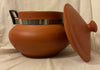 Clay Cooking pot (Terracotta). Non-Glazed natural cookware / serve ware. 4 Lt / 2.5 Litres (Mitti Handi)