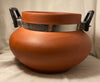 Clay Cooking pot (Terracotta). Non-Glazed natural cookware / serve ware. 4 Lt / 2.5 Litres (Mitti Handi)